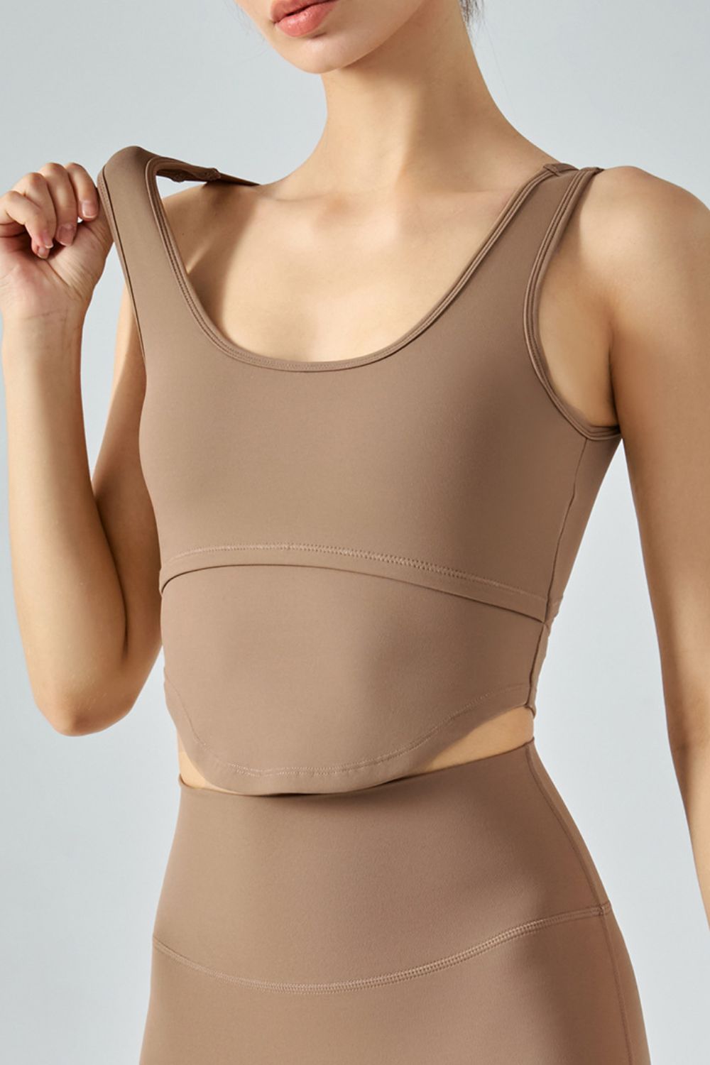 Curved Sports Tank