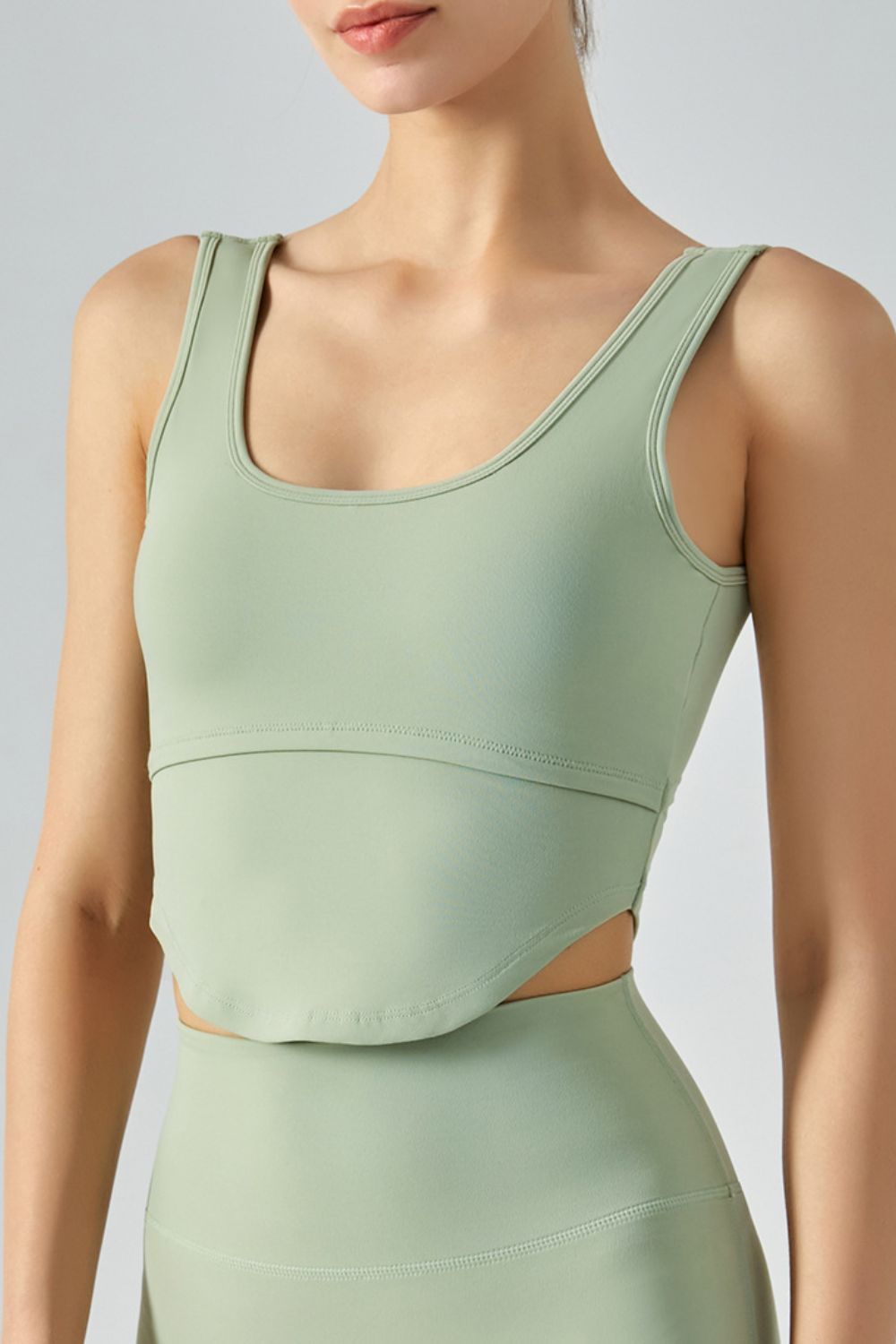 Curved Sports Tank