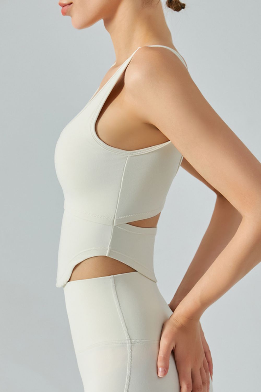 Curved Sports Tank